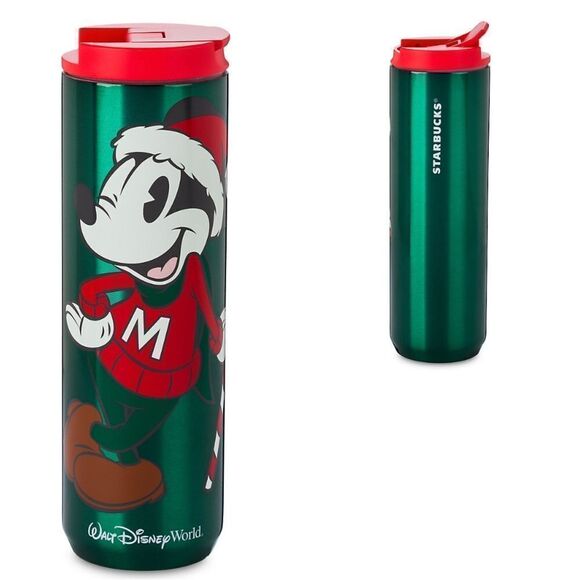Christmas Mickey Mouse Starbucks Tumbler - Picture 1 of 11